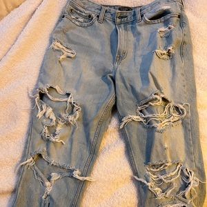 Abercrombie mom jeans